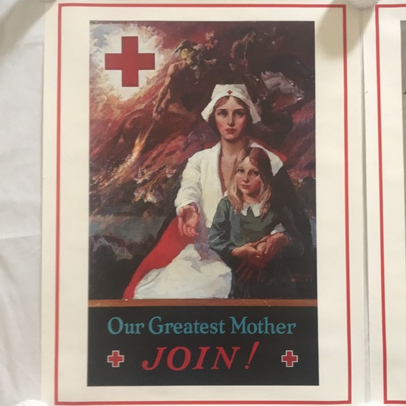8 Vintage Red Cross Poster - Picture 4 of 8